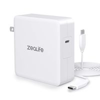 87W USB C Power Adapter Charger, ZeaLife USB C PD Wall Charger Brick for MacBook Pro, Compatible with Thunderbolt Charger Port MacBook Pro, iPhone 11/Pro/Pro Max (UL Listed)
