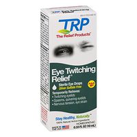 THE Relief Products Eye Twitching Relief Drops, for Twitching Eyelids, spasms, Quivering, Irritation, Sensitivity, Eye Strain, Tired Eyes. 0.33 Fl. Oz