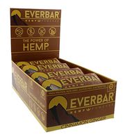 EverBar Protein Bar - Cinnamon Ginger - 16 Bars - ONLY 9 Ingredients - 12g of Protein - Clean Energy Meal Replacement - Gluten-Free, Non-GMO, Dairy Free, Soy Free - Hemp Protein