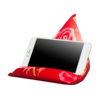 Sundlight Tablet Phone Pillow Holder e-Readers Books Beanbag Cushion Stands Holder Cell Phone Storage Bag Multi-Angle Soft Pillow for Bed Floor Desk Sofa Couch Reading