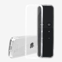 SIKAI Transparent Remote Case for Apple TV 4th Generation Remote case Cover for Apple TV [Anti-Dust Plug] [Shock Proof] Remote Case for New Apple Tv 4th Gen Siri Remote Controller (TPU Transparent)