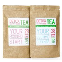 28 Days Teatox: Detox Skinny Herb Tea - Effective Detox Tea, Only Natural and Organic Ingredients, Full Body Cleanse, Teatox