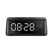 MIFA Bluetooth Speakers, Wireless Stereo Soundbox Bedside Alarm Clock, 30W DSP Sound & Bold Bass, TF Card Slot, Aux Input, Built-in Mic for Hands-Free Calls, Mirror LED Display