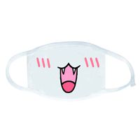 Lightclub White Anime Emoticon Mouth-Muffle Kaomoji Anti-Dust Cute Kawaii Lovely Face Mask (9)