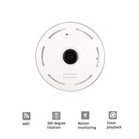 Fosa Home Security 960P HD 360° Panoramic WiFi Wireless Camera Fisheye IP Cam Night Vision 2-Way Talking Support TF Card Android IOS for House, Pet, Baby, Nanny Cam