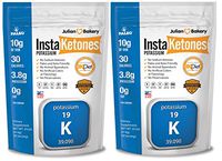 Julian Bakery® InstaKetones® 10g GoBHB®+ Potassium Per Scoop (Sodium Free) (60 Servings Total) Exogenous Ketones (2 Pack)