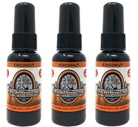 BluntPower Oil Based Concentrated Air Freshener and Oil for Diffuser - 3 Pack of Coconut (1.5 Ounce Each)