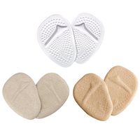 3 Pair Ball of Foot Cushions Gel Cushion Foot Pain Relief- Forefoot Pads- Metatarsalgia Shoe Insoles