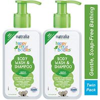 Natralia Happy Little Bodies Eczema Body Wash and Shampoo, 6 Ounce (Pack of 2)