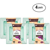 Squarete Hexagons Translucent Green Hard Plastic Elegant Disposable Plates, Bowls & Cups (4, 5 oz Dessert Bowls)