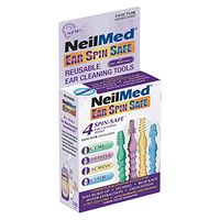 NeilMed Ear Spin Safe - 4 Spin-Safe Reusable Ear Cleaning Tools