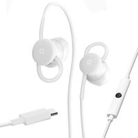 Google GA00485 USB-C Wired Digital Earbud Headset for Pixel Phones - White