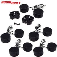 Audio Drift 5 Pairs 1" Super High Frequency Mini Tweeters 500 Watts Surface Mount