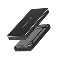 USB Type c Docking Station,Multiports USB C to HDMI(4K)+DisplayPort(4K)+VGA(1080p),Audio,Dual Type c,Dual USB3.0,Gigabit Network Port.9 in 1 USB c Dock hub for iMac, MacBook pro air 2016 2017 2018