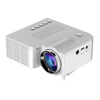 Hiriyt Full HD 1080P and Display Supported, Portable Movie Projector with 40,000 Hrs LED Lamp Life, Compatible with TV Stick, HDMI, TF, and USB