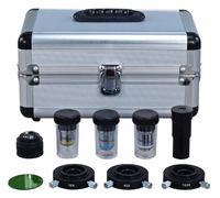 OMAX Interchangable Phase Contrast Kit with Three Phase Contrast Objectives (10X, 40X, 100X)