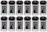 Panasonic Industrial CR123A 123A 123 3V Lithium 12 Batteries