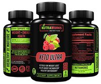 Keto Ultra Diet Pills - Extra Strength Ketogenic Fat Burner for Healthy Weight Loss & Metabolism Support - Raspberry Ketones, African Mango, Green Tea Extract, Caffeine Anhydrous & Apple Cider Vinegar