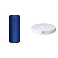 Ultimate Ears Boom 3 Portable Bluetooth Wireless Speaker (Waterproof) - Lagoon Blue & Logitech Ultimate Ears Power Up Charging Dock for Boom 3 Megaboom 3 Blast and Megablast
