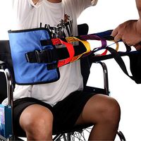 Patient Lift Sling, Heavy Duty Transfer Sling for Movement, Padded Patient Transfer Assist Belt for 400lb Weight, Quicker Easier Safer Transfers & Toileting, Lift Sling for Elderly