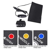 Clothes Heating Pad,5V 2A Lightweight Electric USB Heated Pad Accessory for Outdoor & Indoor & Camping (Style①)