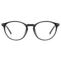 Cyxus Computer Blue Light Filter Vintage Retro Glasses, Anti Eye Strain Eyewear UV Headaches Lightweight Frame Eyeglasses TR90 (8010T02,Matte Black)