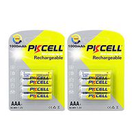 AAA 1.2V 1000mah Ni-MH Rechargeable Battery PKCELL8Pcs