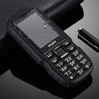 ZYSUS KUH T3 Rugged Phone, Waterproof Dustproof Shockproof, MTK6261DA, 2400mAh Battery, 2.4 inch, Bluetooth, FM, Dual SIM (Black) (Color : Black)