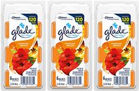 Glade Wax Melts Air Freshener - Hawaiian Breeze - 6 Count Wax Melts Per Package - Net Wt. 2.3 OZ (66 g) Per Package - Pack of 3 Packages