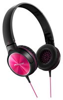 PIONEER Fully Enclosed Dynamic Headphones SE-MJ522-P (Pink)