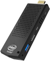 T6 Fanless Mini PC Stick, Intel Atom Z8350 / 1.92Ghz (64-bit) Windows 10 Computer Stick 4GB DDR 64GB, Dual WiFi eMMC Support 4K HD