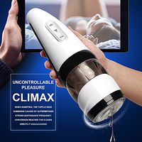 2020 New Listing Automatic Mástùrabàtíóń Cup 10x5x5 Patterns Vibranting Pênńís Stroker Massage Simulation Puss-ey Toy, Rechargeable Strong Sucking Thrustíńg Machine Intelligent Sexy Underwear for Men