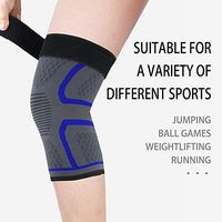 Knee Braces Support Compression Sleeves, 1 Pair FDA Registered Wraps Pads for Arthritis, ACL, Running, Pain Relief, Injury Recovery, Basketball and More Sports