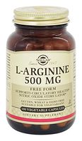 Amino Acid L-Arginine 500 Milligrams 100 Veg Capsules