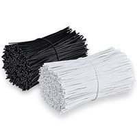 0.75/0.55mm electro-galvanized plastic coated iron wire ties wire cable ties grape vine branch frame ligature wire (0.75 diameter, white)