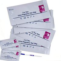 IUASZZ 50 Pieces Pregnancy Test Reliable Quick High Accuracy Early Detection HCG Urine Test Strip Health Care for Home Hygiene Health Household Women's Health Family Planning Tests 3cm