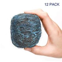 Steel Wool Soap Pads 100% Cleaning Decontamination - Not Damage Surface- Cooktop Ceramics Steel Frame BBQ Grill Glass - 12 Pack