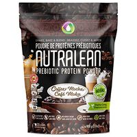 NUTRALEAN Whey Protein + Prebiotic Fiber Meal Replacement Shakes MRE Emergency Food Long Shelf-Life | Nut-Free Gluten-Free Low Carb Keto Paleo | Whey Protein Supplement 35 Scoops 908g Coffee Mocha