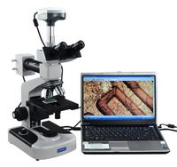 OMAX 40X-1600X Digital Trinocular Metallurgical Microscope with Double Layer Mechanical Stage and 9.0MP USB Camera