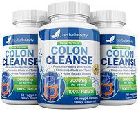 Colon Cleanser & Detox for Weight Loss - 3000mg Max Strength Detox Cleanse - Colon Detox Pills for Men & Women - Flush Toxins, Bloating & Boost Energy (3 Pack)