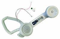 Amplified Receiver Handset With Cord, Provides Improved Telephone Reception For The Hearing Impaired, Light Gray