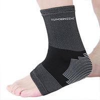 Professional Breathable Medical Nylon Ankle Sleeve Brace Support Compression Foot Sleeve Pack of 2