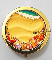 BlackKey Starfish 3-Compartment Decorative Pocket Gift Box Case Organizer for Pill, Color 2 -2187