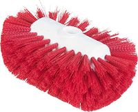 Carlisle 4004105 Sparta Spectrum Flare Head Tank and Kettle Brush, Red Polyester Bristles, 7-1/2" L x 5-1/2" W (Case of 12)