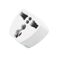Universal AU UK US to EU AC Power Plug Adapter Adaptor Converter Outlet Home Travel Wall AC Power Charger White