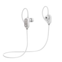 Bluetooth Wireless Earbuds  Secure Ear-hook, 7 Hour Playtime, 30 Foot Range, Hands-Free Calling, Sweat Resistant  JAM Live Large Earphones Gray HX-EP303GY