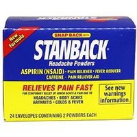 Product Of Stanback, 2 Powders Aspirin Pain Reliever Envelopes, Count 24 (2Pk) - Headache/Pain Relief / Grab Varieties & Flavors