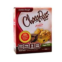 ChocoRite Protein Bars in Cookie Dough Flavor Healthy Chocolate Keto Snacks with Protein — Sugar-Free and Low Carbs — Multi Pack Box (5 Bars x 32grams)