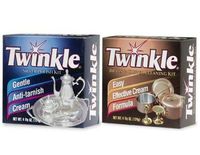 Twinkle Silver Polish Kit and Brass & Copper Cleaning Kit (Pack of 2)