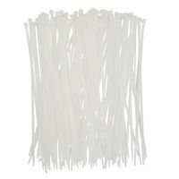 Bundle Buddies Cable Ties with Tensile Strength of 50 lb, 100 count, 11-Inch Length, Ivory